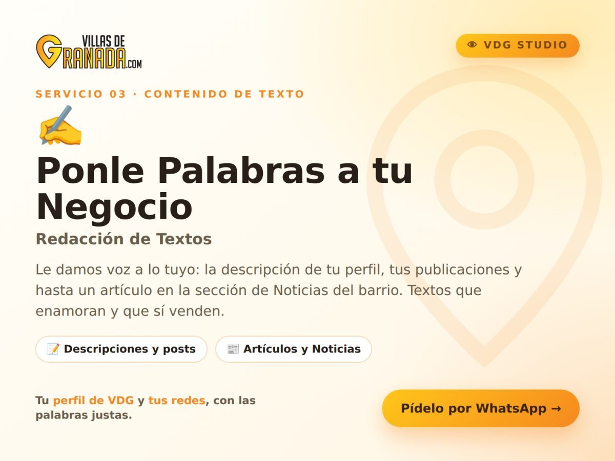 ✍️ Ponle Palabras a tu Negocio